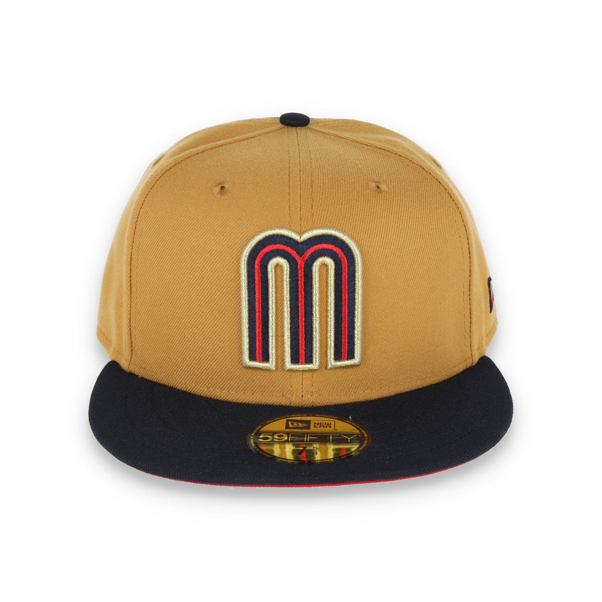 New Era Official Mexico Wordmark 59Fifty Fitted Hat product image 2, provided for visual reference and product detail review