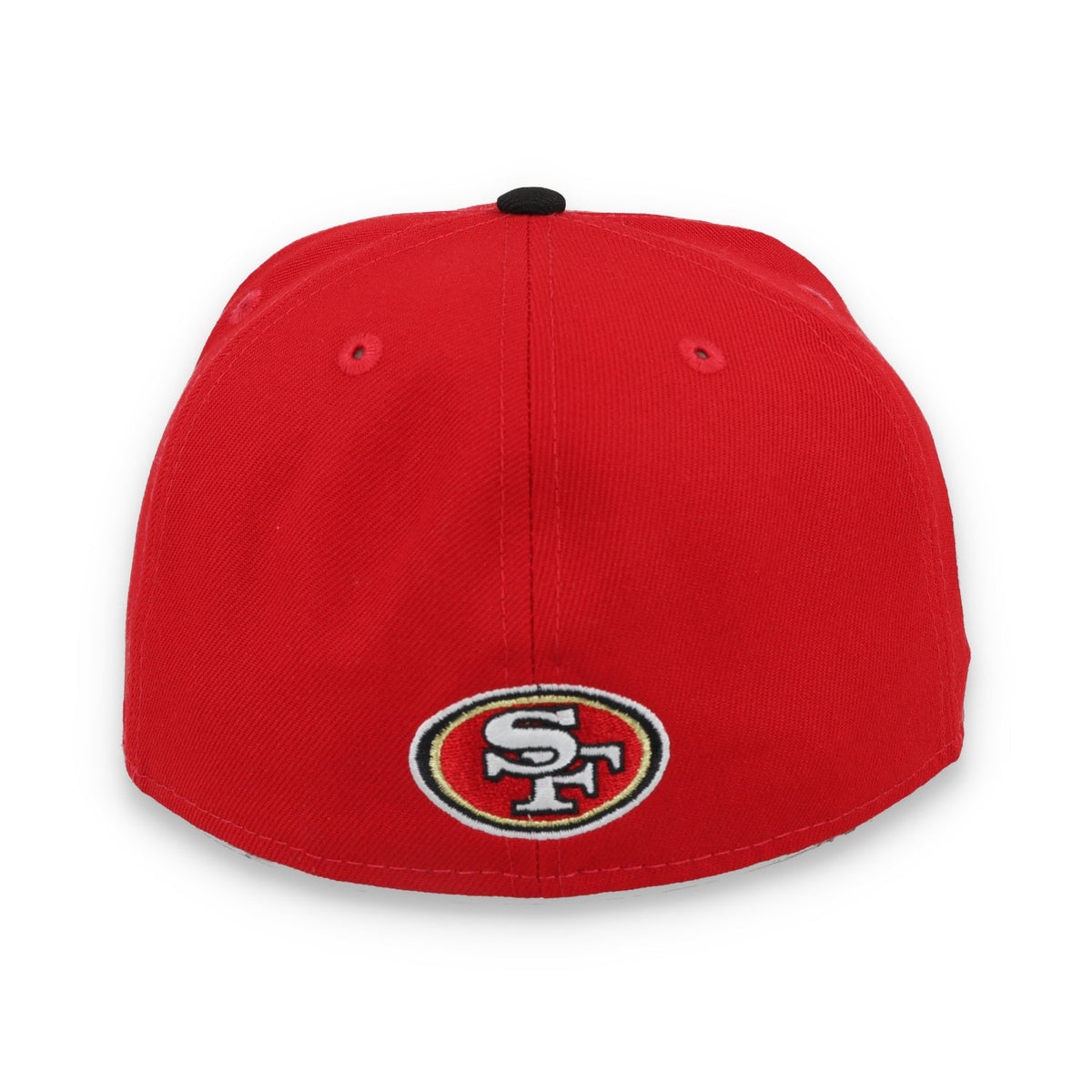 Exclusive San Francisco 49ers Official 59FIFTY Fitted, 40TH ANNIVERSARY SIDE PATCH 59FIFTY FITTED HAT-BLACK/SCARLET product