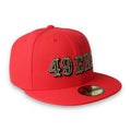 Exclusive San Francisco 49ers Official 59FIFTY Fitted, HAT-RED product image 1, provided for visual reference and product