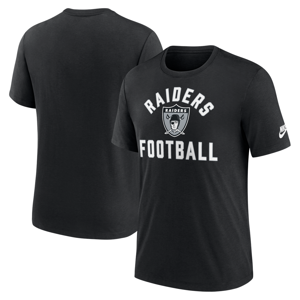 Nike Las Vegas Raiders Rewind Essential T-Shirt-Black product image 3, provided for visual reference and product detail