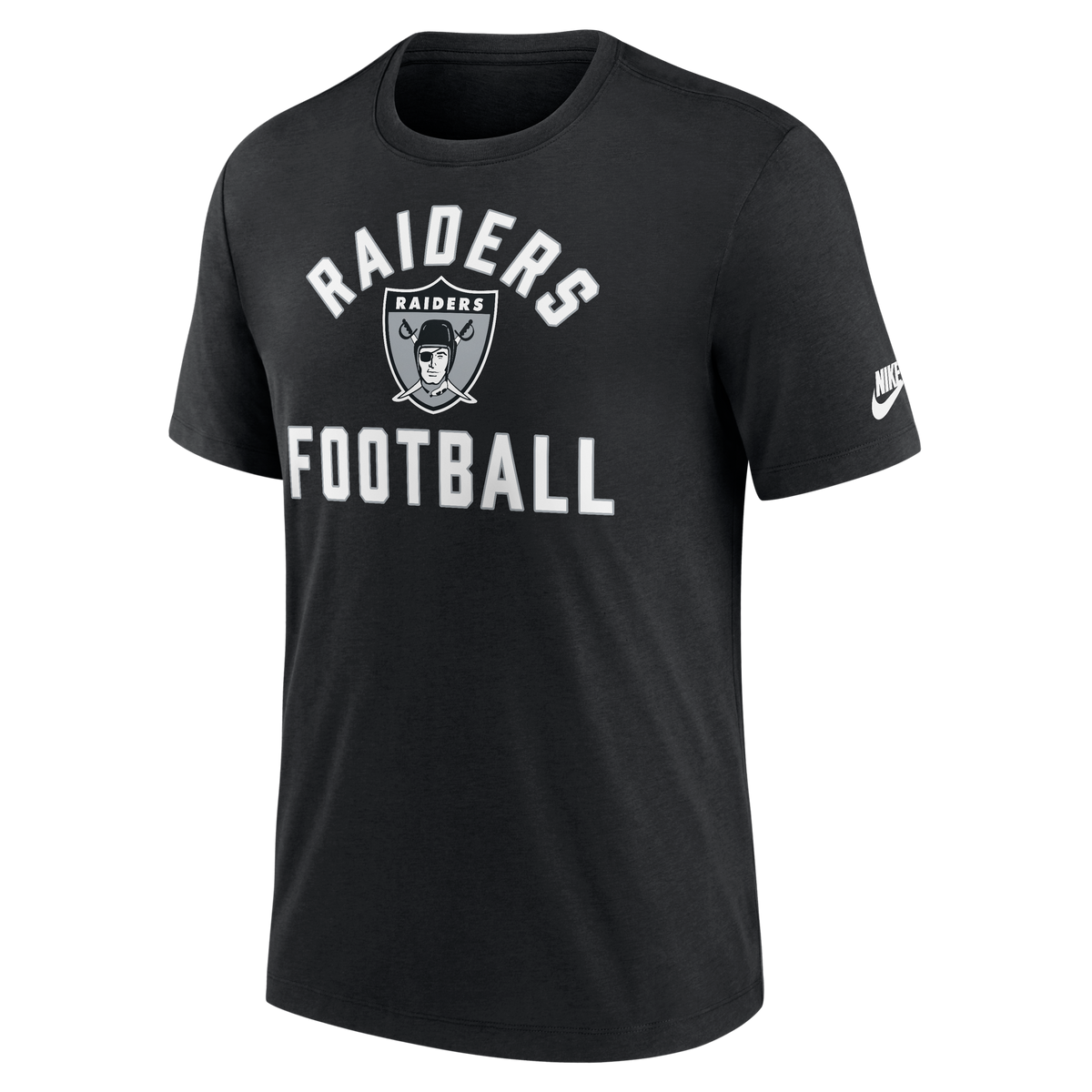 Nike Las Vegas Raiders Rewind Essential T-Shirt-Black product image 1, provided for visual reference and product detail