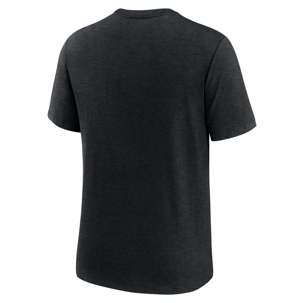 Nike San Francisco Giants MLB Logo Tri-Blend T-Shirt- Gray product image 2, provided for visual reference and product detail