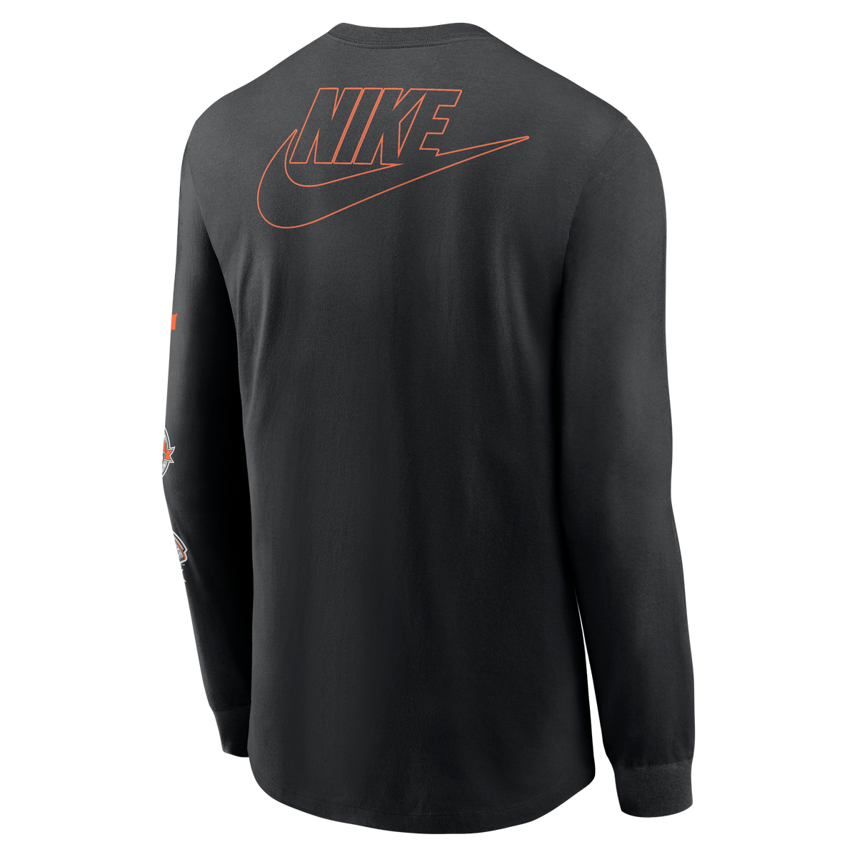 Nike San Francisco Giants Cooperstown Collection Knockout Long Sleeve T-Shirt-Black product image 2, provided for visual