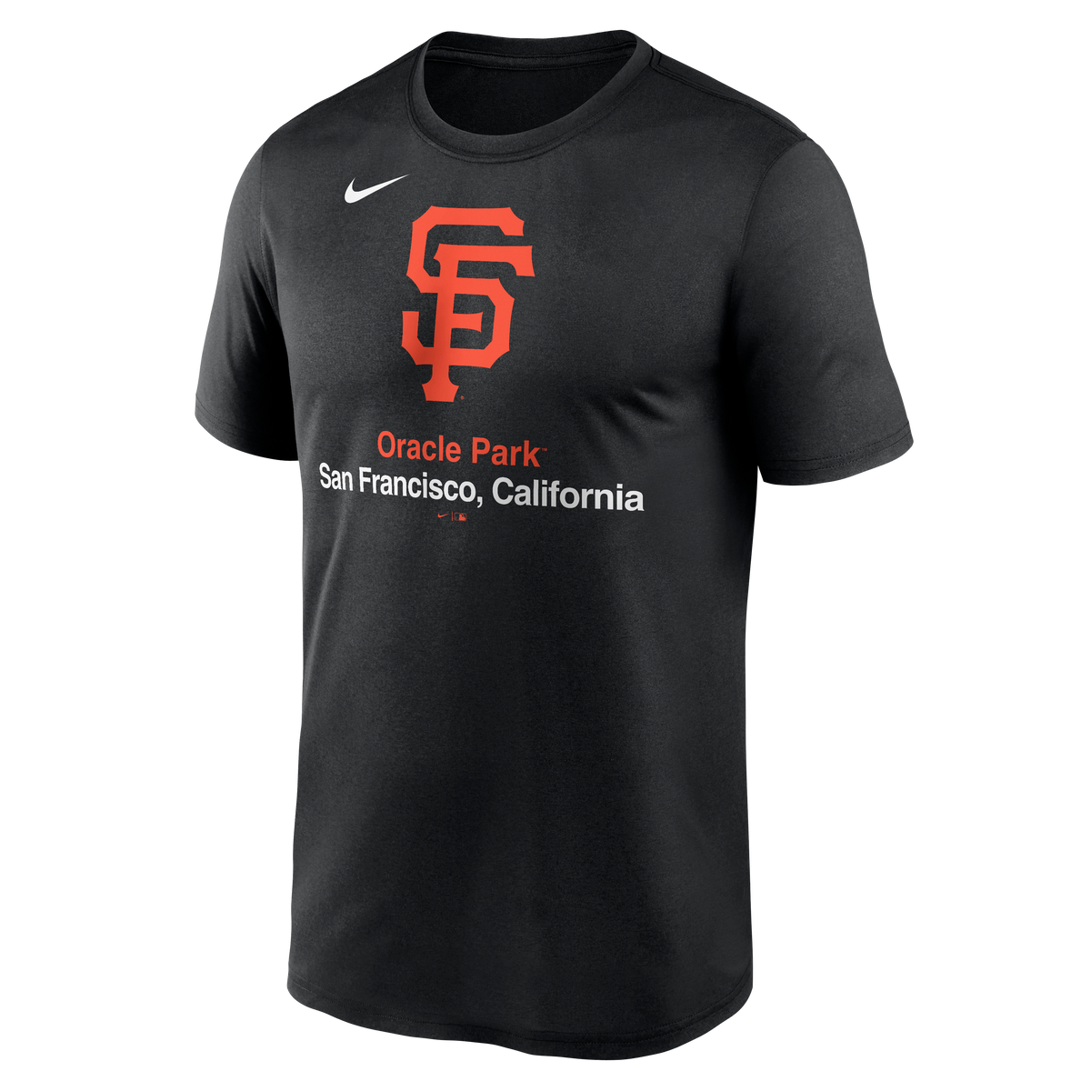 Nike San Francisco Giants Black Stadium Legend Performance T-Shirt product image 1, provided for visual reference and