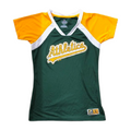 Majestic Oakland A'S Women Fan T-Shirt product image 1, provided for visual reference and product detail review