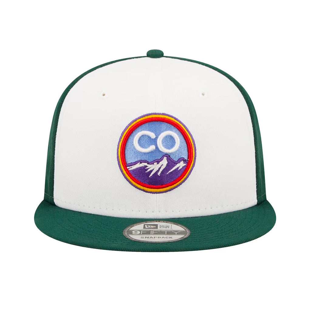 New Era Colorado Rockies City Connect 9FIFTY Snapback Adjustable Hat-Green product image 3, provided for visual reference
