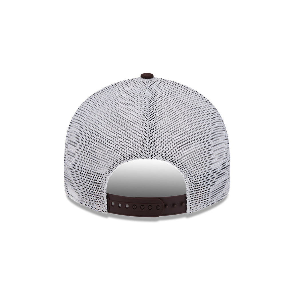 New Era San Diego Padres Court Sport Low Profile 9FIFTY Trucker Snapback Hat product image 6, provided for visual reference