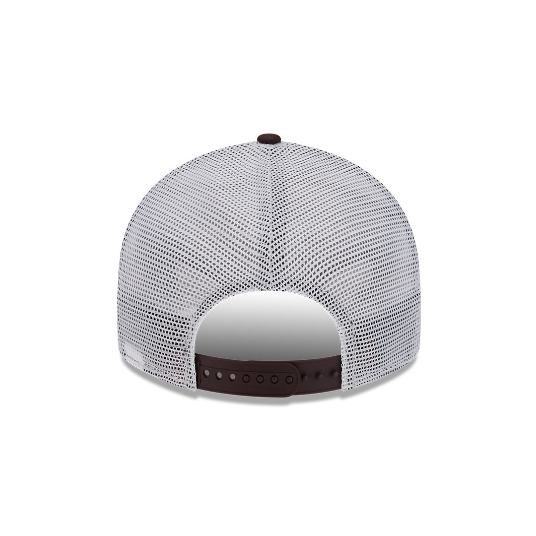 New Era San Diego Padres Court Sport Low Profile 9FIFTY Trucker Snapback Hat product image 6, provided for visual reference
