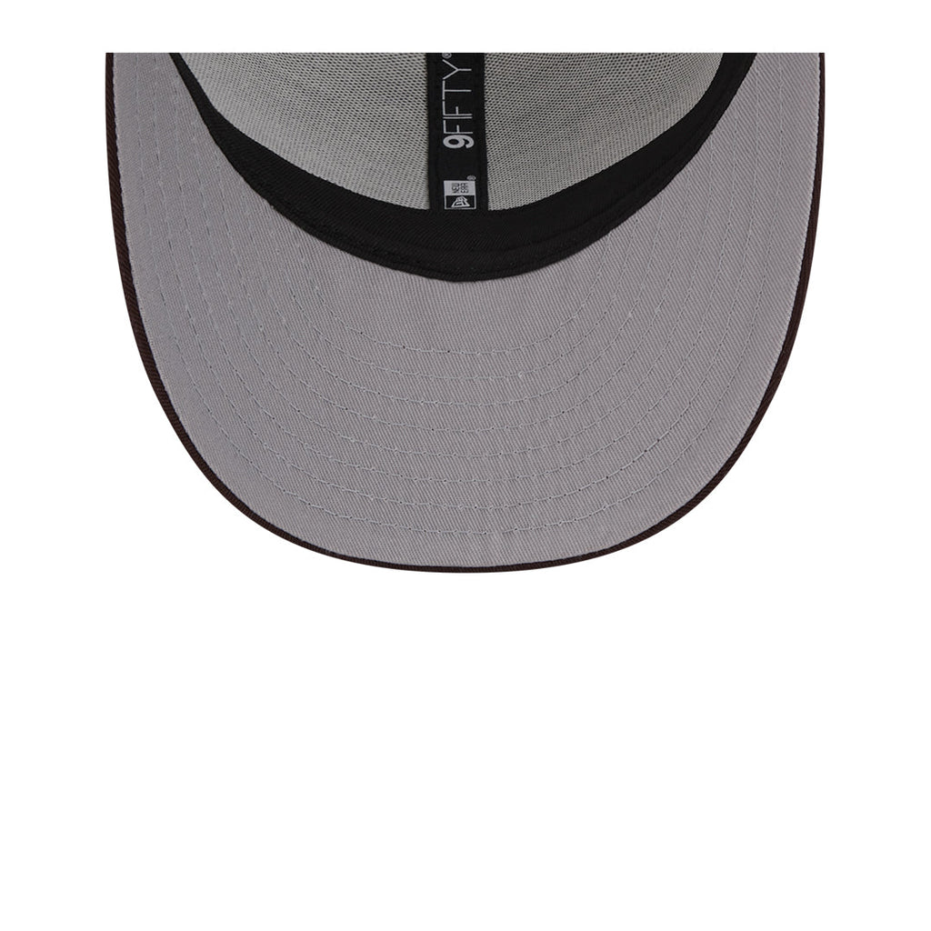 New Era San Diego Padres Court Sport Low Profile 9FIFTY Trucker Snapback Hat product image 7, provided for visual reference