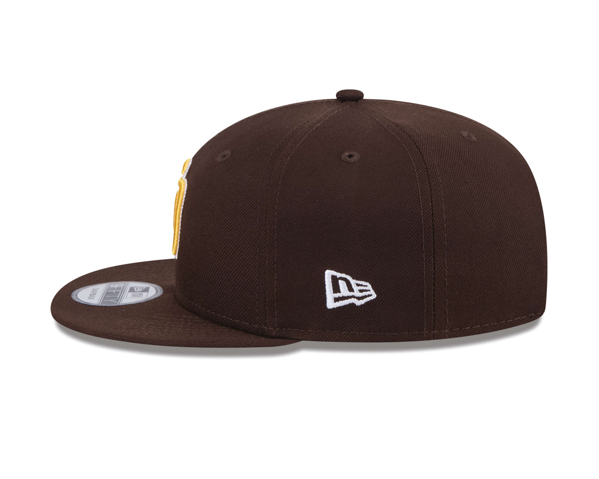 New Era San Diego Padres State Outline 9FIFTY Snapback Hat product image 4, provided for visual reference and product detail