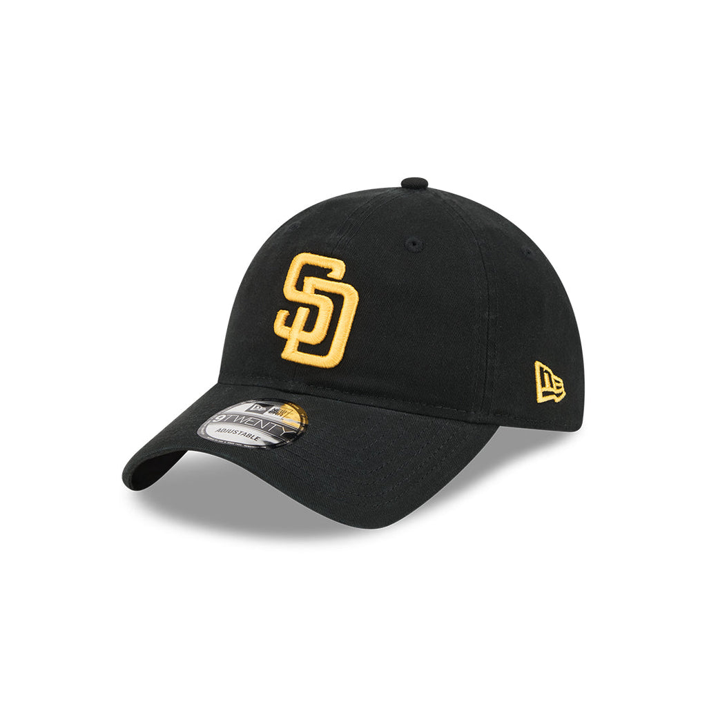 New Era San Diego Padres Core Classic 2.0 9TWENTY Adjustable Hat-Black/Yellow product image 3, provided for visual reference