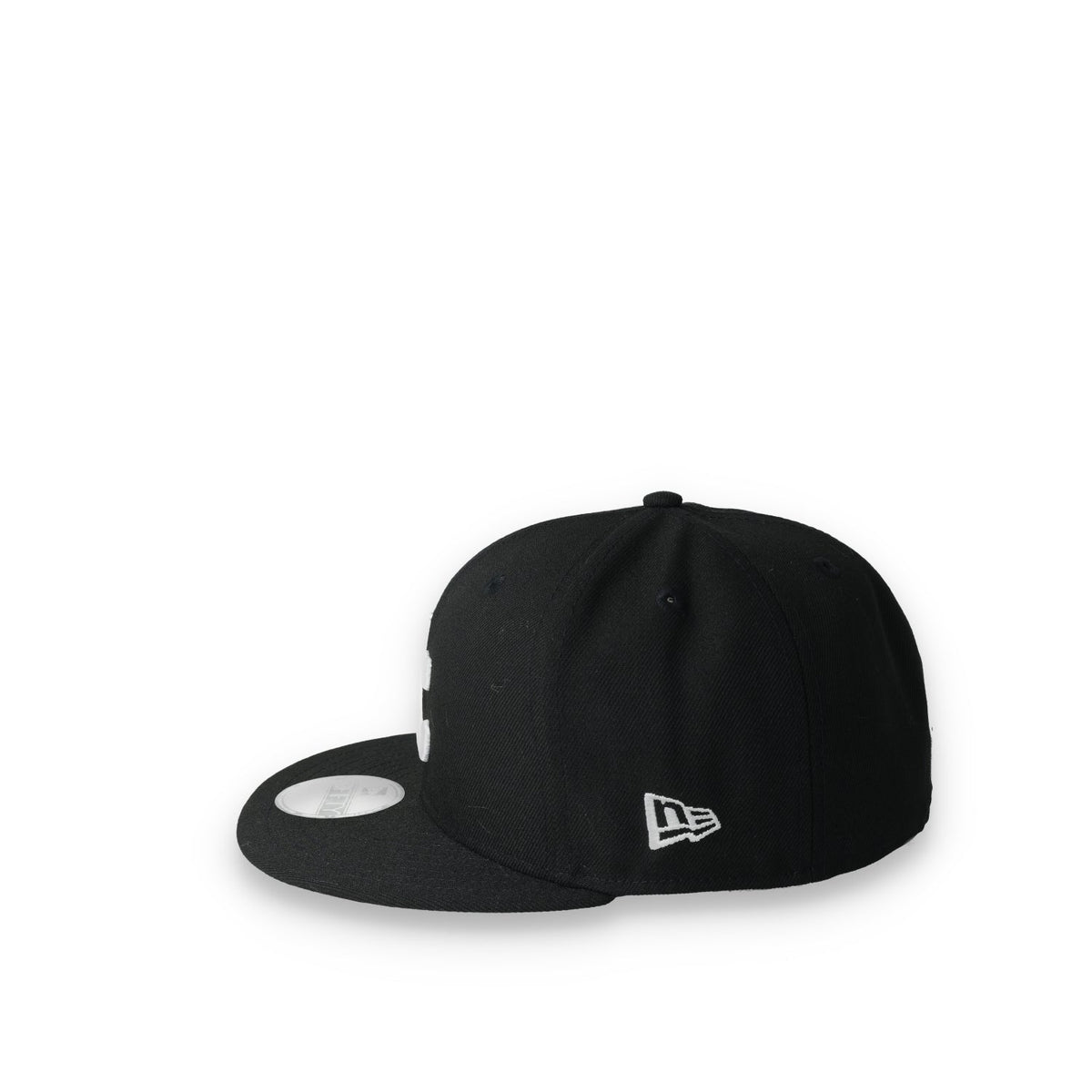 New Era Kansas City Royals Side Patch 2015 World Series 59Fifty Fitted Hat-Black/White product image 4, provided for visual