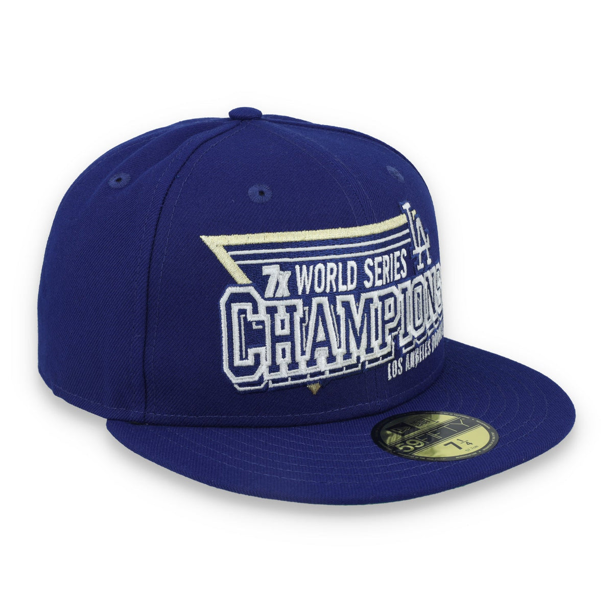 New Era Los Angeles Dodgers 7x Champions Throwback 59FIFTY Fitted Hat product image 1, provided for visual reference and