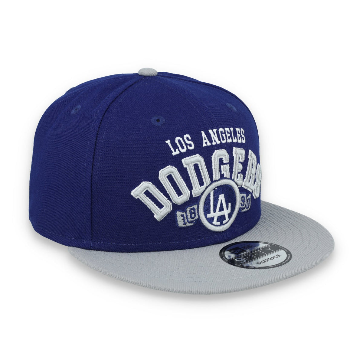 New Era Los Angeles Dodges Throwback 9FIFTY Snapback Hat product image 1, provided for visual reference and product detail