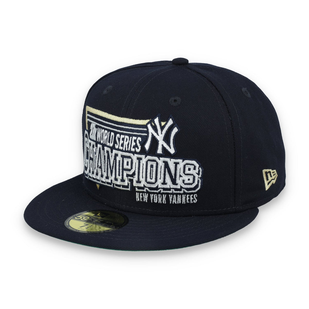New Era New York Yankees 27x Champion Throwback 59FIFTY Fitted Hat product image 3, provided for visual reference and