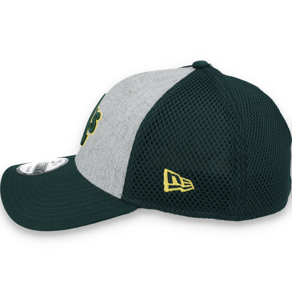 New Era Oakland Athletics Prime Neo 39THIRTY Flex Hat – Greem/Grey product image 5, provided for visual reference and