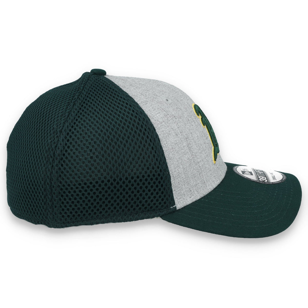 New Era Oakland Athletics Prime Neo 39THIRTY Flex Hat – Greem/Grey product image 7, provided for visual reference and
