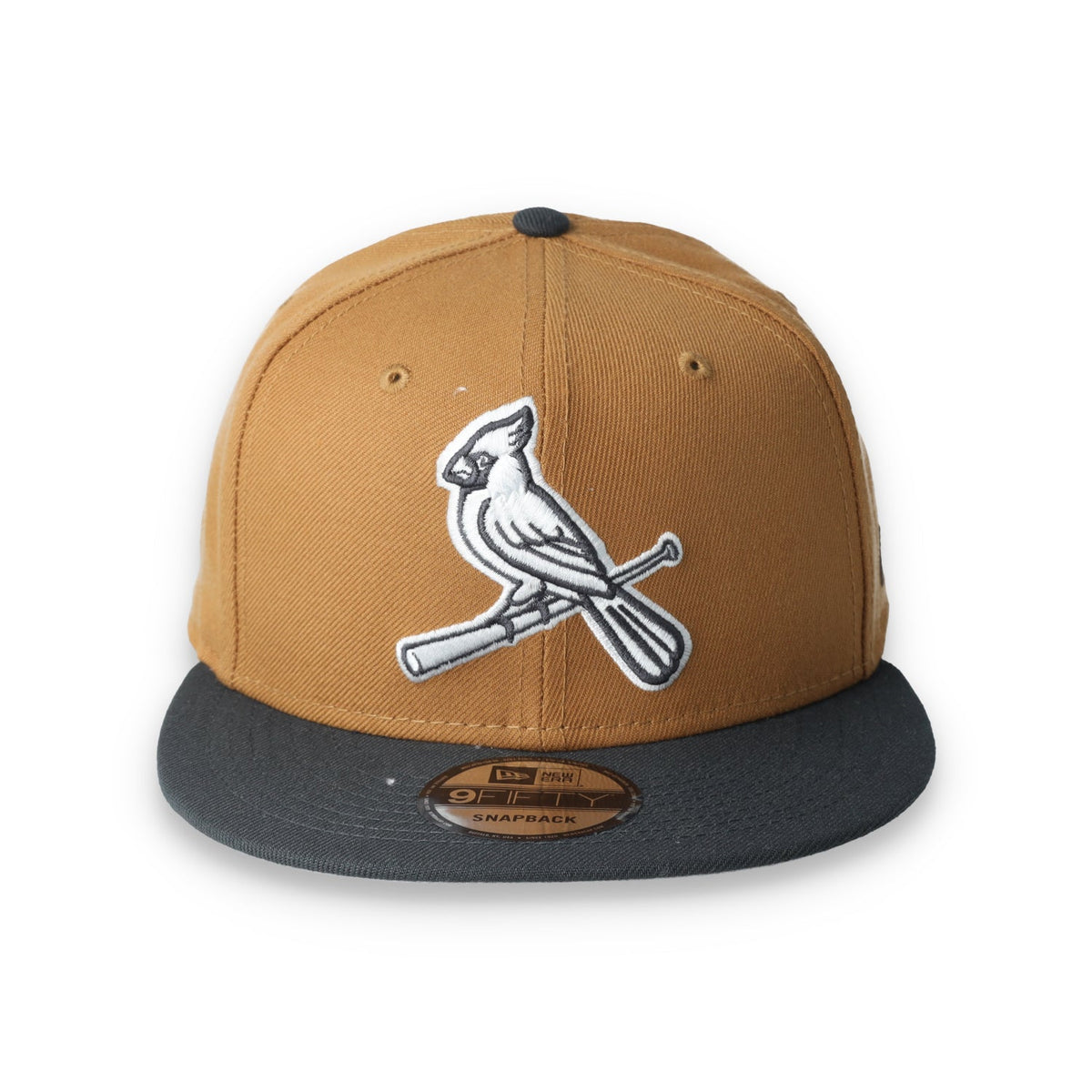 New Era ST Louis Cardinals 2-Tone Color Pack 9FIFTY Snapback Hat- Brown/Charcoal product image 2, provided for visual
