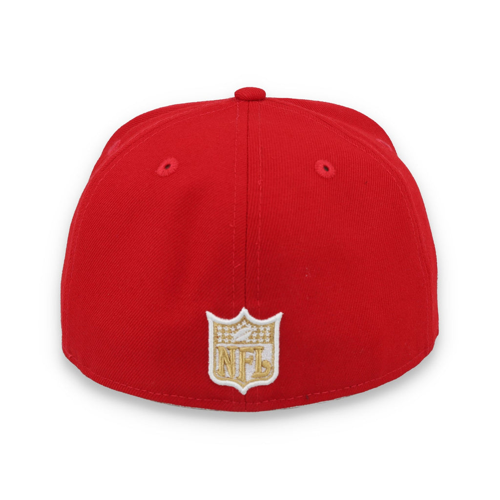 New Era San Francisco 49ers Script Sided 59FIFTY Fitted Hat product image 6, provided for visual reference and product