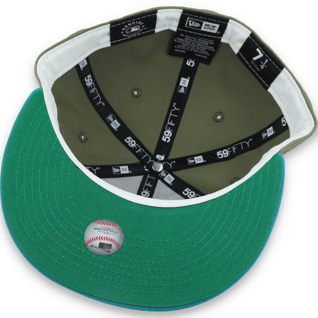 New Era Seattle Marines All Star Game 2023 Side Patch 59FIFTY Fitted Hat- Olive Green product image 7, provided for visual