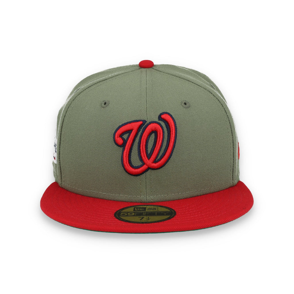 New Era Washington Nationals 2018 All Star Game Side Patch 59FIFTY Fitted Hat- Olive Gren product image 2, provided for