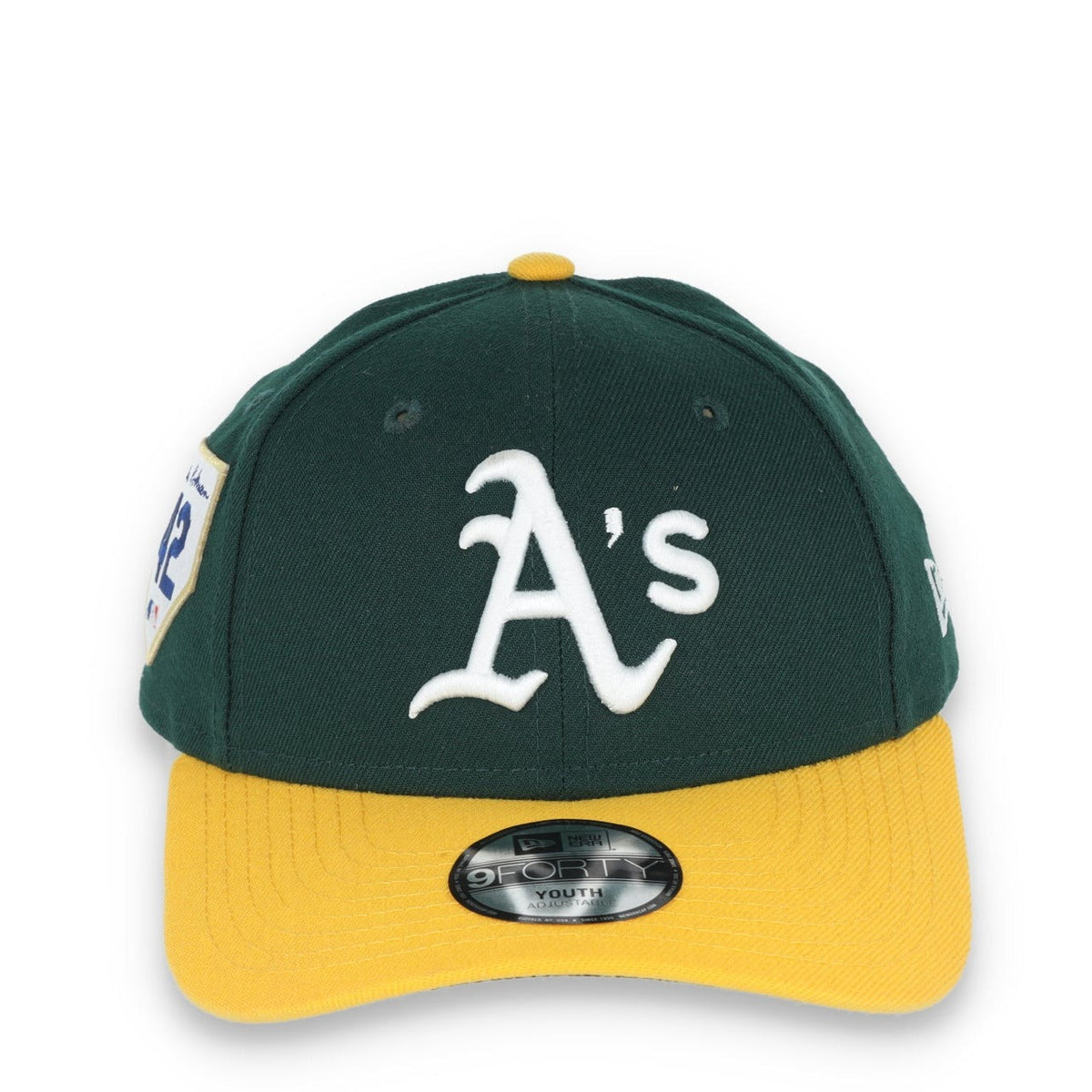 New Era Youth Oakland Athletics Jackie Robinson Day 9forty Adjustable Hat product image 1, provided for visual reference and