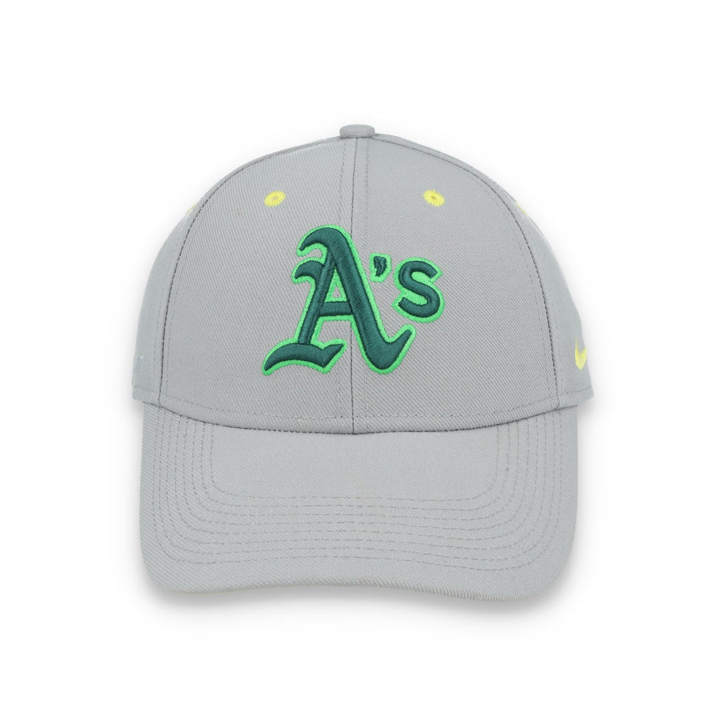 Nike Oakland Athletics Legacy91 Dri-FIT Adjustable Hat - Grey product image 2, provided for visual reference and product