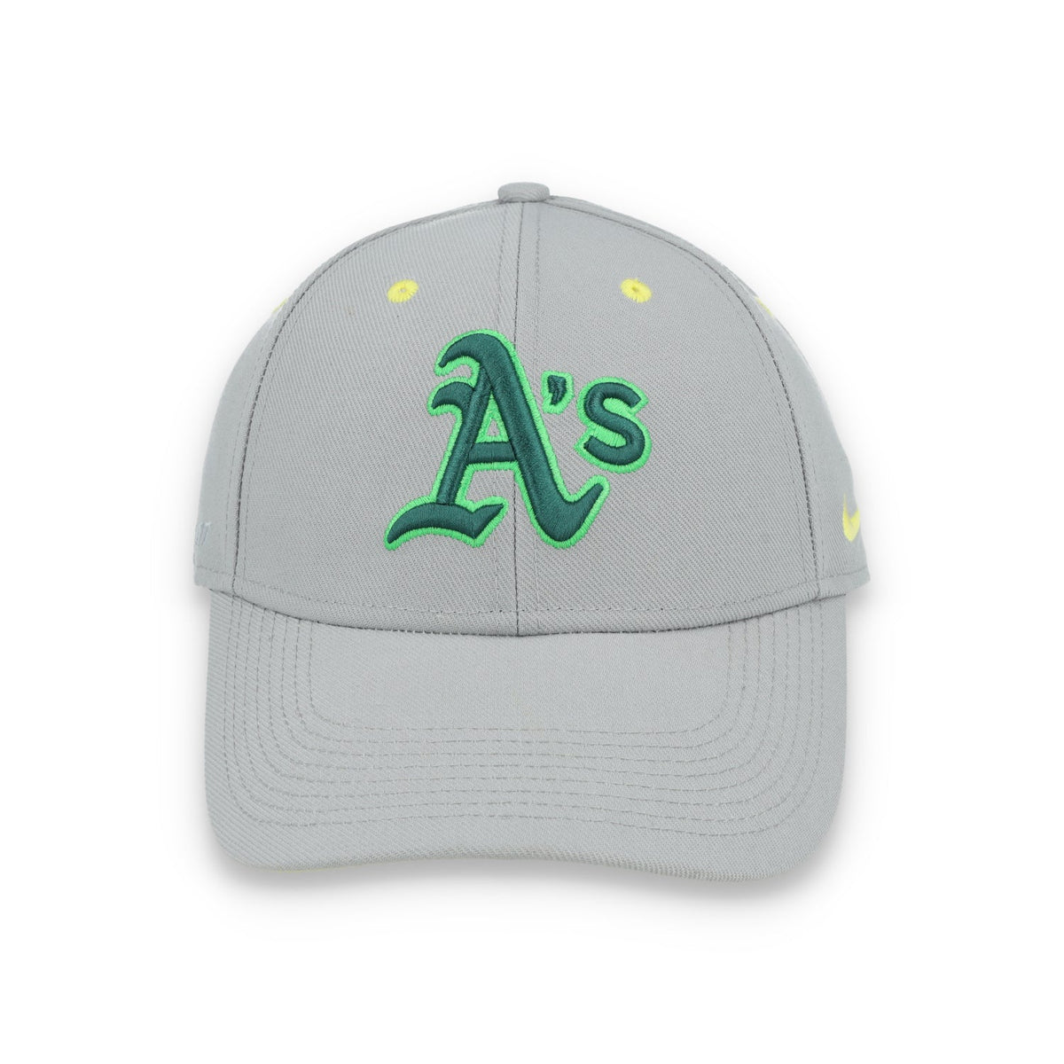 Nike Oakland Athletics Legacy91 Dri-FIT Adjustable Hat - Grey product image 2, provided for visual reference and product