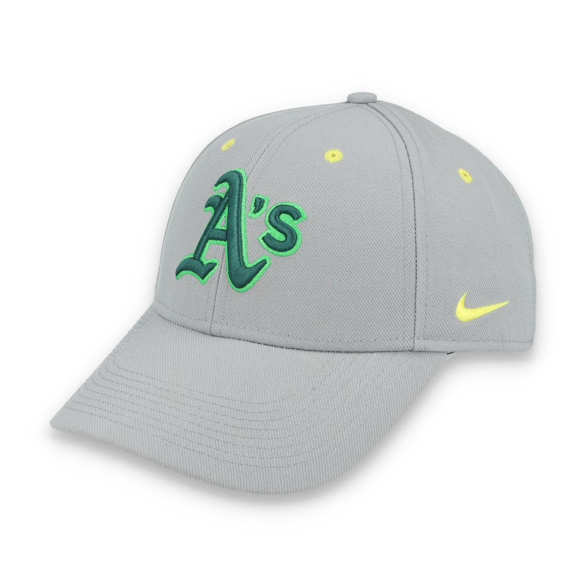 Nike Oakland Athletics Legacy91 Dri-FIT Adjustable Hat - Grey product image 3, provided for visual reference and product