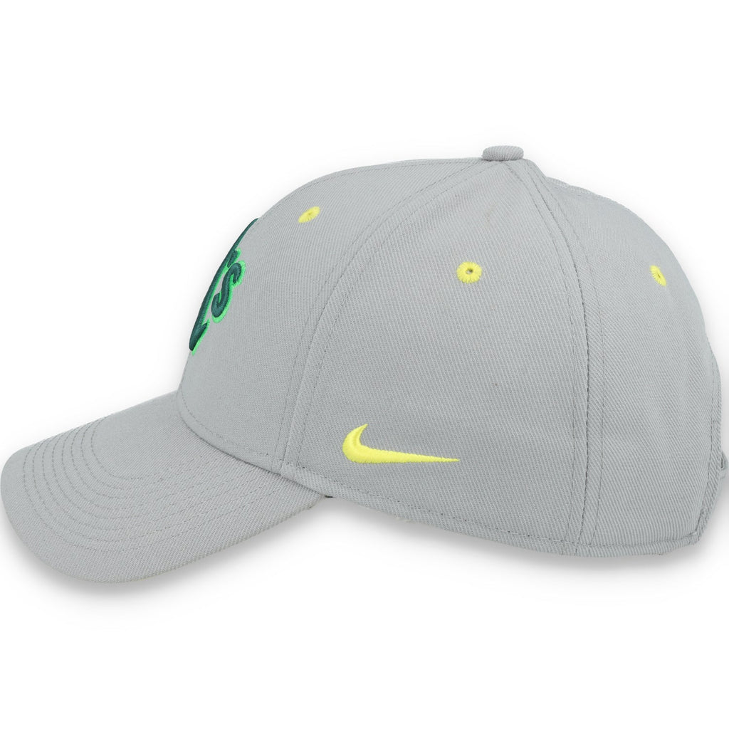 Nike Oakland Athletics Legacy91 Dri-FIT Adjustable Hat - Grey product image 4, provided for visual reference and product