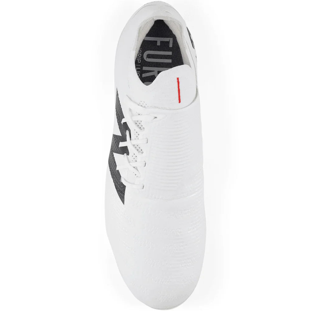 New Balance Furon Pro V7 + FG-WHITE/BLACK product image 4, provided for visual reference and product detail review