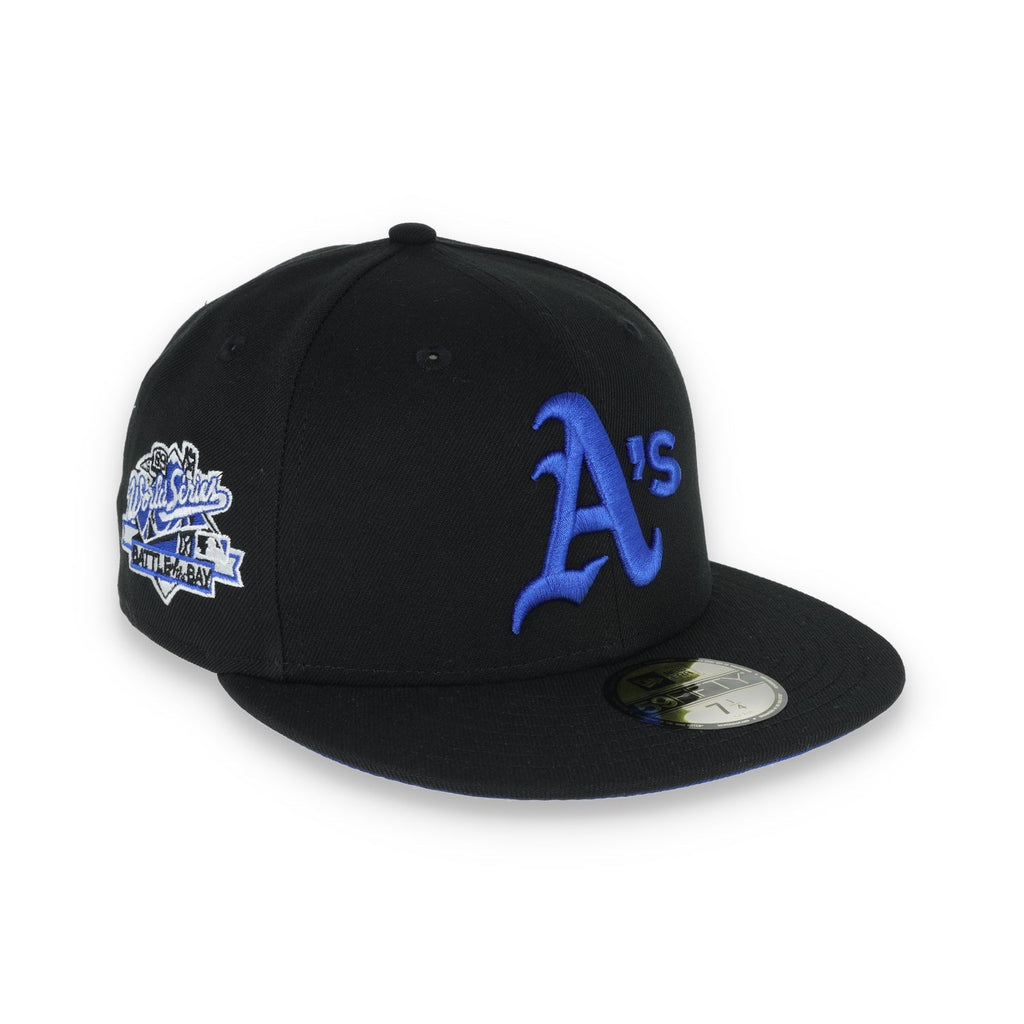 New Era Oakland Athletic 1989 Battle of The Bay Patch 59FIFTY Fitted-Royal/Black product image 1, provided for visual