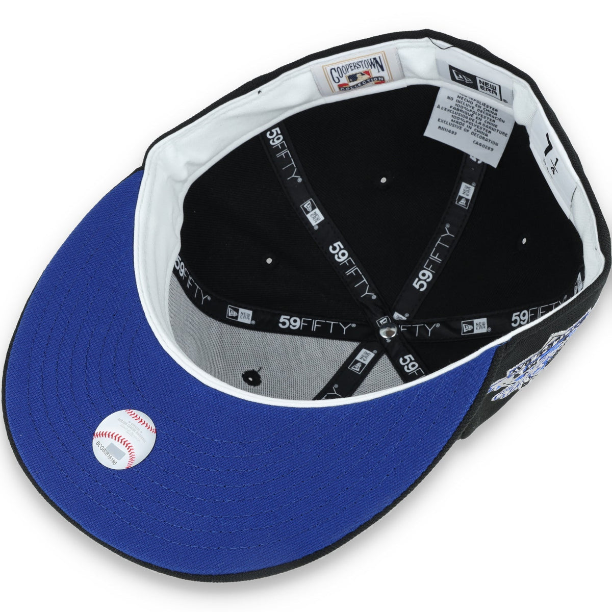 New Era Oakland Athletic 1989 Battle of The Bay Patch 59FIFTY Fitted-Royal/Black product image 7, provided for visual