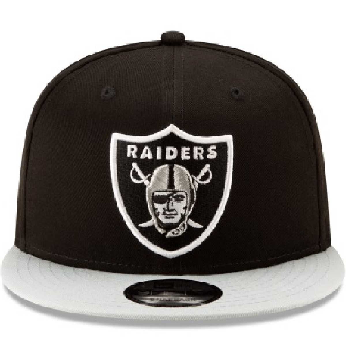 New Era Youth Las Vegas Raiders Basic 2Tone 9Fifty Snapback - Black/Dark Grey product image 2, provided for visual reference