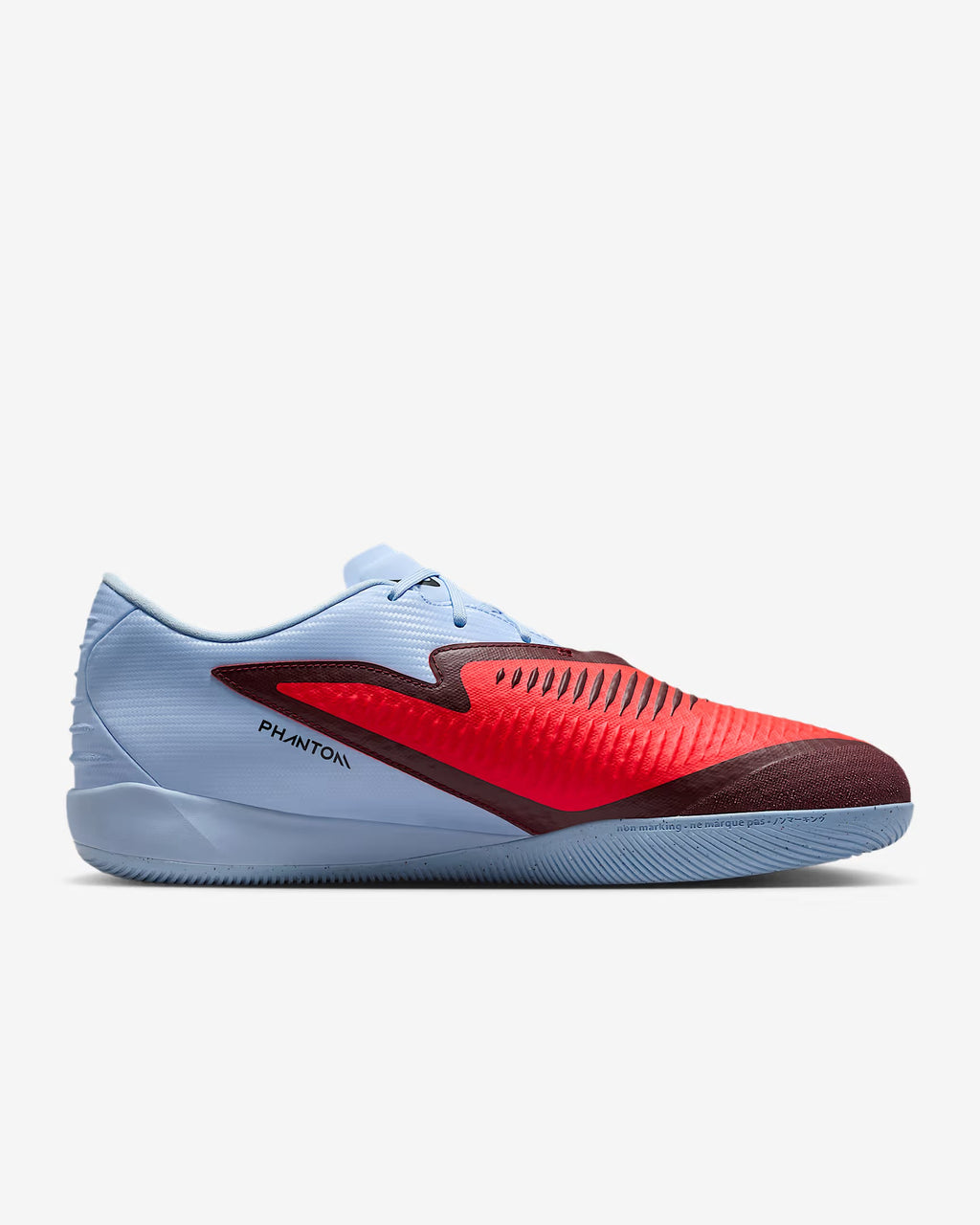 Nike Phantom 6 Low Academy IC - Royal Tint/Bright Crimson product image 3, provided for visual reference and product detail