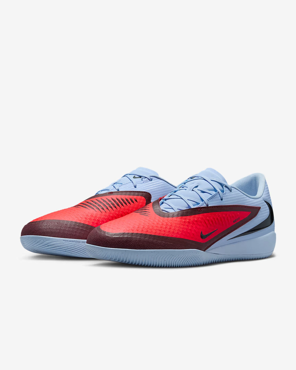 Nike Phantom 6 Low Academy IC - Royal Tint/Bright Crimson product image 2, provided for visual reference and product detail