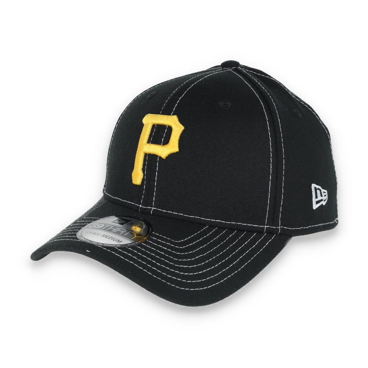 New Era Pittsburgh Pirates Classic 39THIRTY Stretch Fit-Black product image 6, provided for visual reference and product