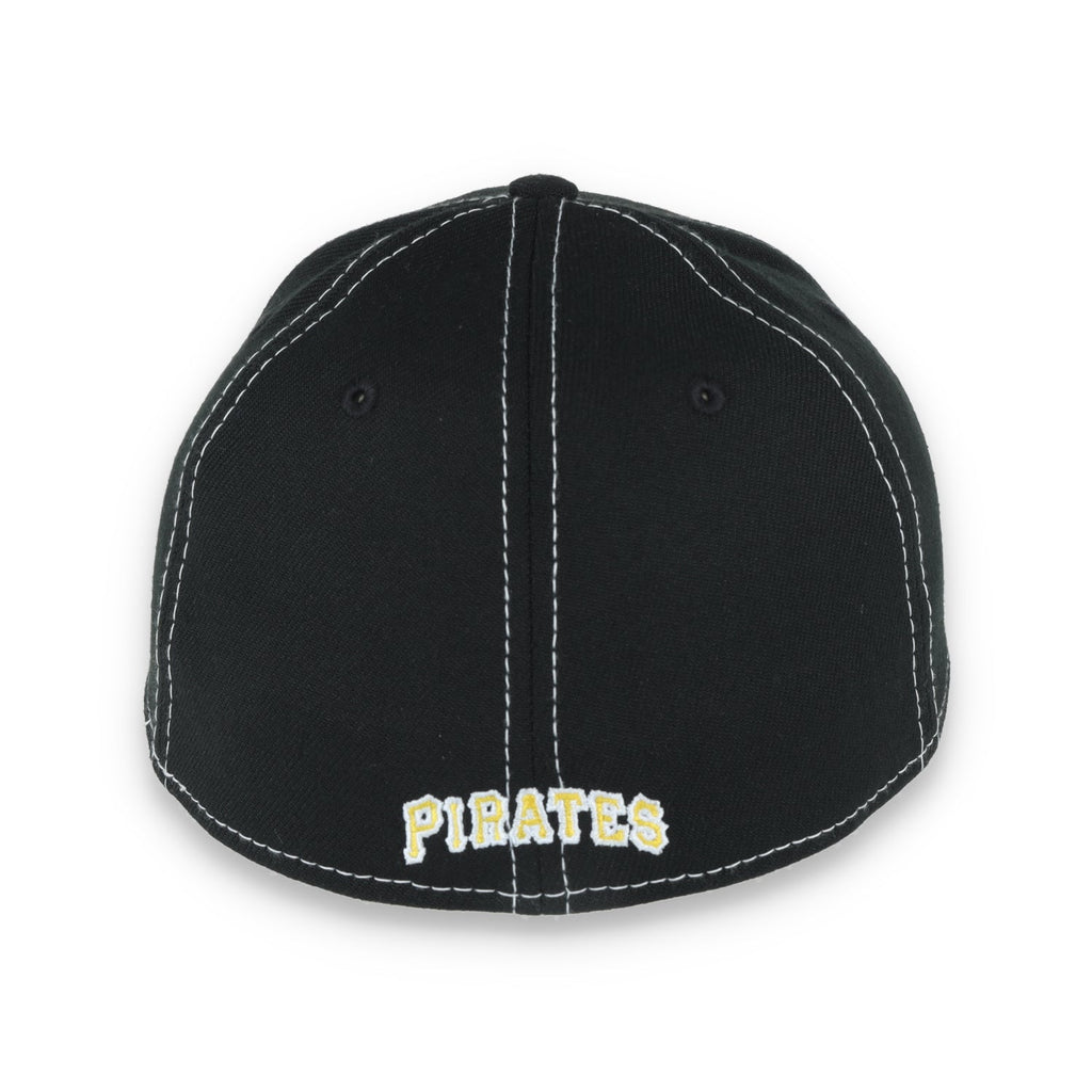 New Era Pittsburgh Pirates Classic 39THIRTY Stretch Fit-Black product image 4, provided for visual reference and product