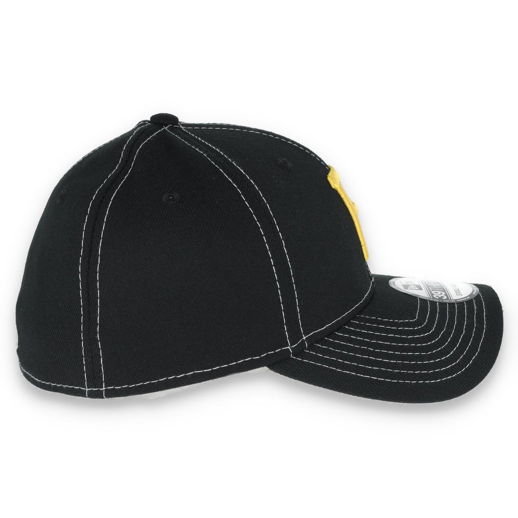 New Era Pittsburgh Pirates Classic 39THIRTY Stretch Fit-Black product image 3, provided for visual reference and product