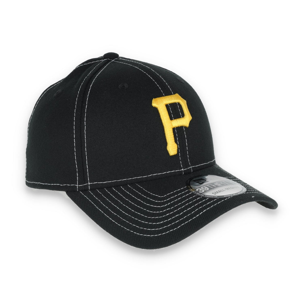 New Era Pittsburgh Pirates Classic 39THIRTY Stretch Fit-Black product image 2, provided for visual reference and product