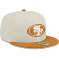 New Era San Francisco 49ers 2-Tone Color Pack 59FIFTY Fitted Hat-Stone/Light Bronze product image 1, provided for visual