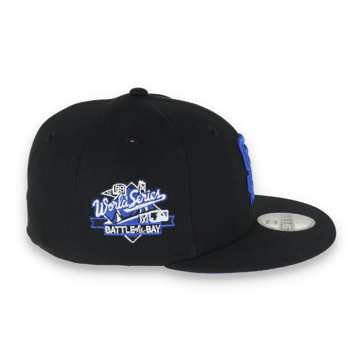 New Era San Francisco Giants 1989 Battle Of The Bay Side Patch 59FIFTY Fitted-Black/Blue product image 6, provided for