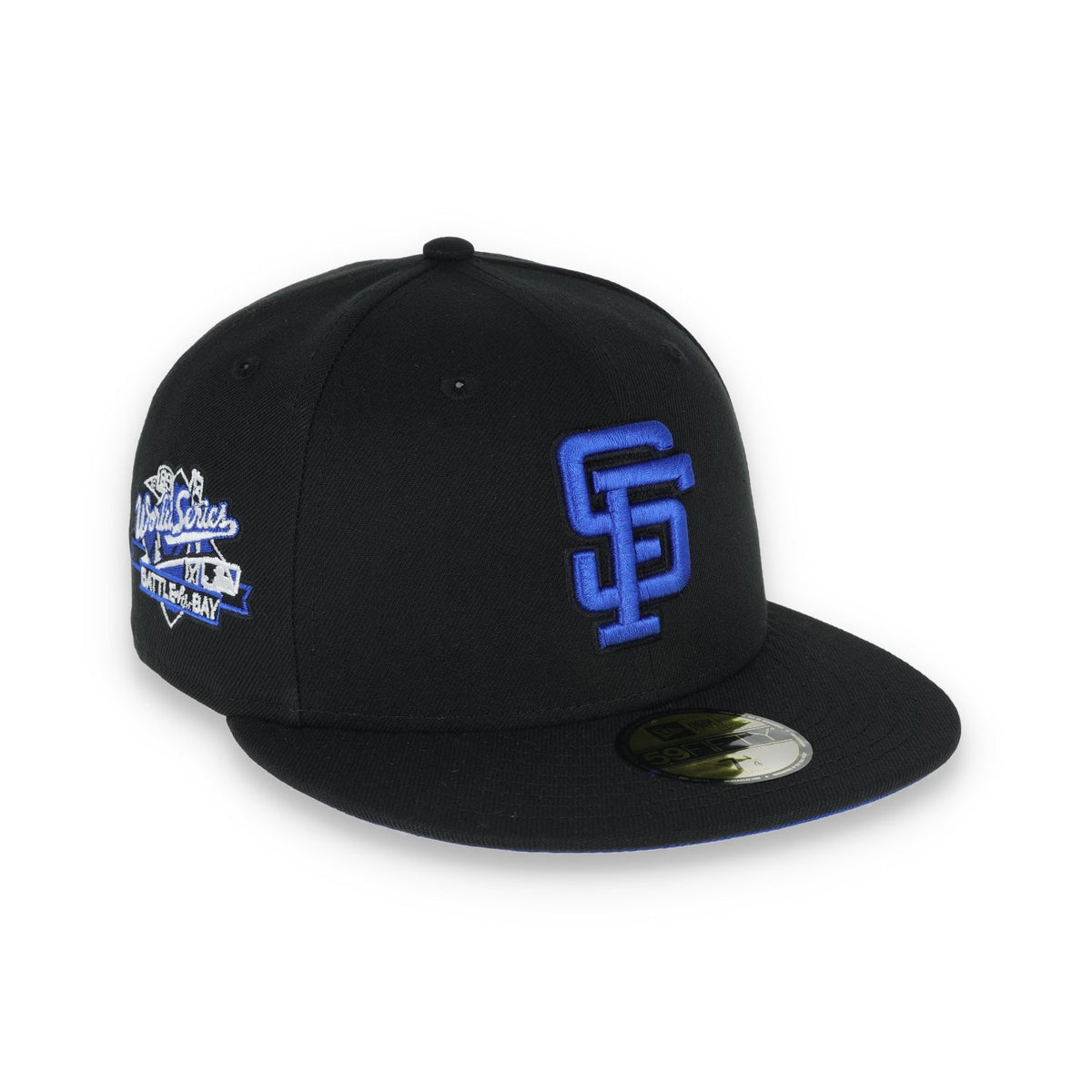 New Era San Francisco Giants 1989 Battle Of The Bay Side Patch 59FIFTY Fitted-Black/Blue product image 1, provided for