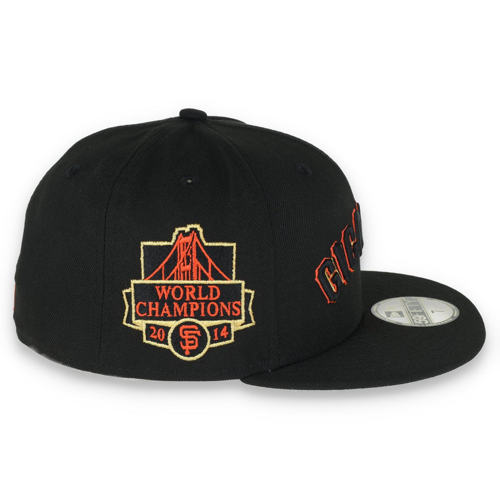 New Era San Francisco Giants "Gigantes" World Champions 2014 Side Patch 59FIFTY Fitted - Black product image 6, provided for