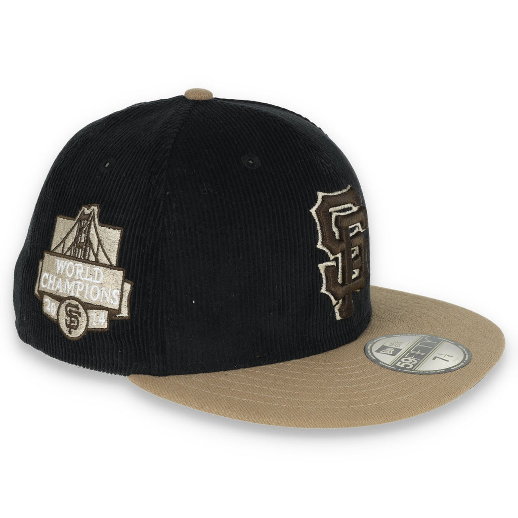 New Era San Francisco Giants 2014 World Series Side Patch 59FIFTY Fitted Hat-Khaki product image 1, provided for visual