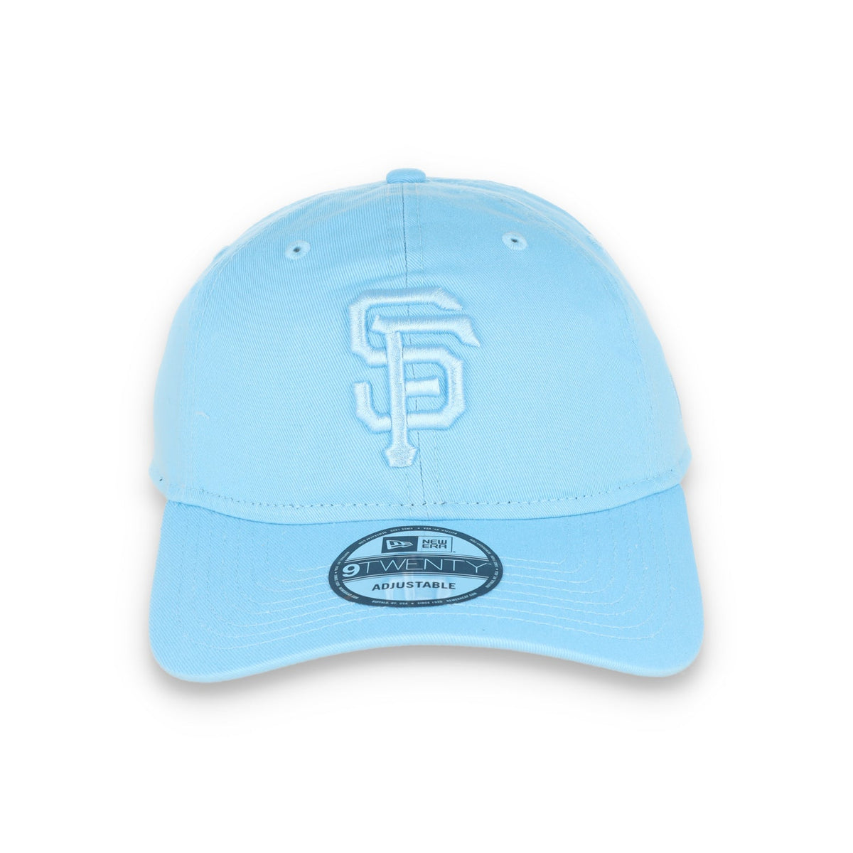 New Era San Francisco Giants Color Pack 9TWENTY Adjustable Hat- Baby Blue product image 2, provided for visual reference and