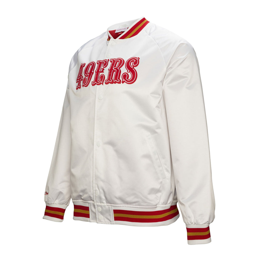 Men's White San Francisco 49ers Mitchell & Ness Lightweight product image 3