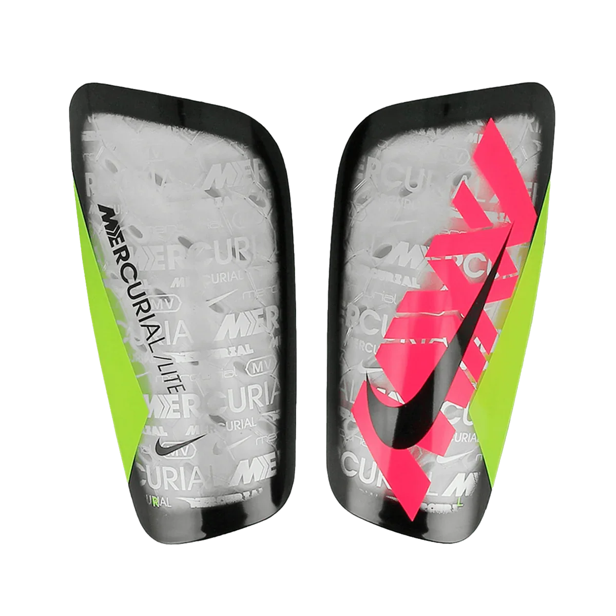 Nike Mercurial Lite 25 Soccer Shin Guards product image 1, provided for visual reference and product detail review