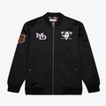 Anaheim Ducks Mitchell & Ness Satin Bomber Vintage Full-Zip product image 1