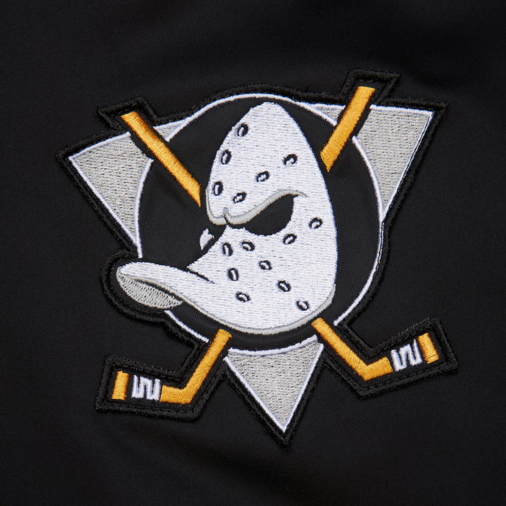 Anaheim Ducks Mitchell & Ness Satin Bomber Vintage Full-Zip product image 4